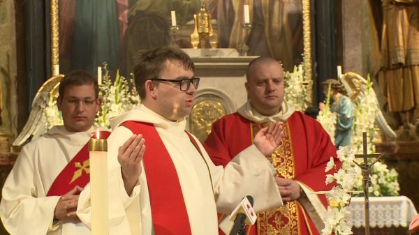 Szentmise a csornai premontrei templomban (2025-10-17)