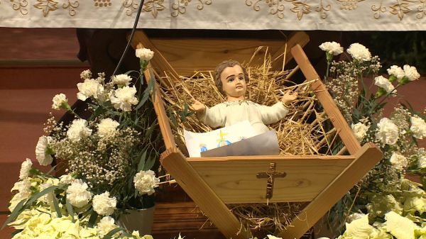 Szentmise a karácsony hetében a csornai premontrei templomban