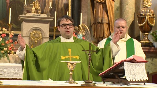 Szentmise a csornai premontrei templomban (2026-07-01)