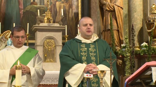 Szentmise a csornai premontrei templomban (2025-06-18)