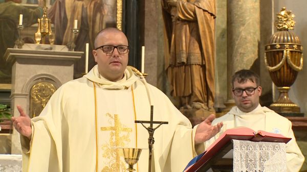 Szentmise a csornai premontrei templomban (2026-07-15)