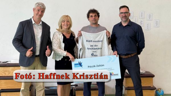 Póczik Zoltán az év tesitanára